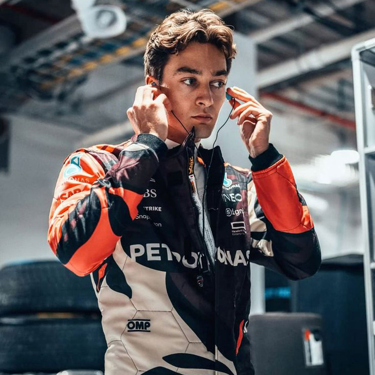 2025 Racing Suit Replica – George Russell Miami GP: george Russell F1 Race Replica Mercedes Miami GP Grand Prix Suit.
