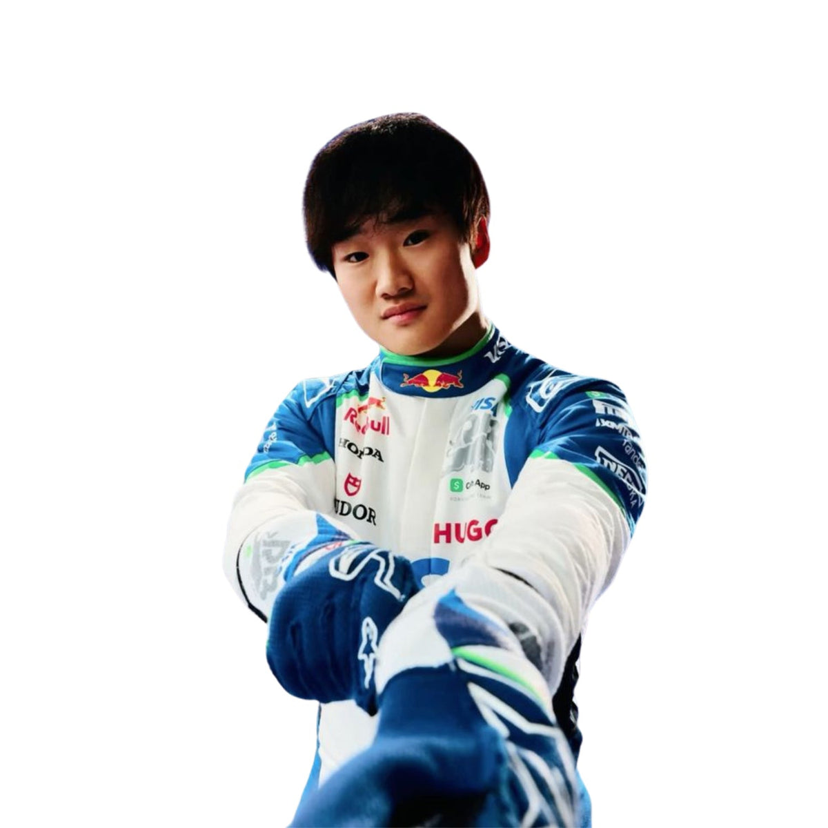 Yuki Tsunoda Racing Suit Replica 2025: yuki Tsunoda F1 Race VCARB Grand Prix Suit.