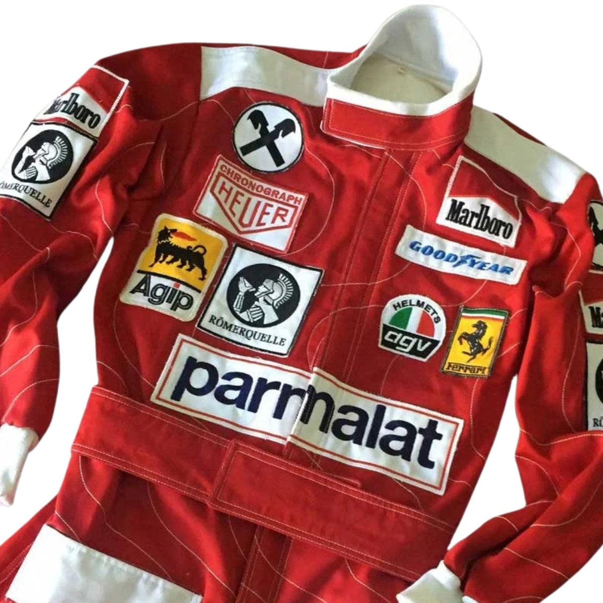 Niki Lauda Racing Suit Replica 1976: niki Lauda F1 Race Ferrari Motorsport Suit.