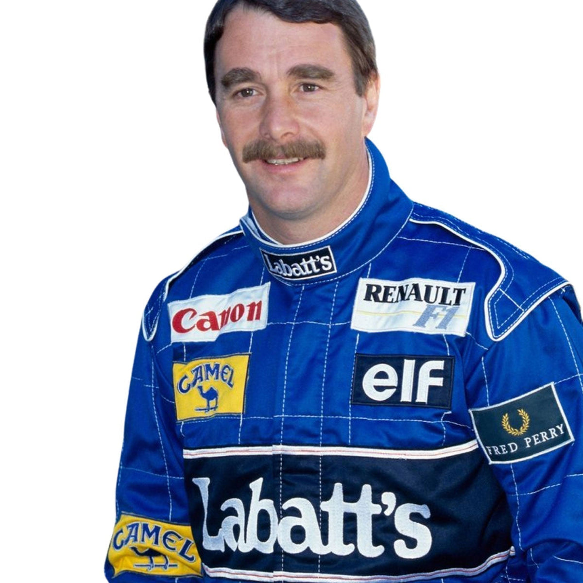 Nigel Mansell 1992 Racing Suit Replica: nigel Mansell F1 Race Replica Williams Grand Prix Suit.