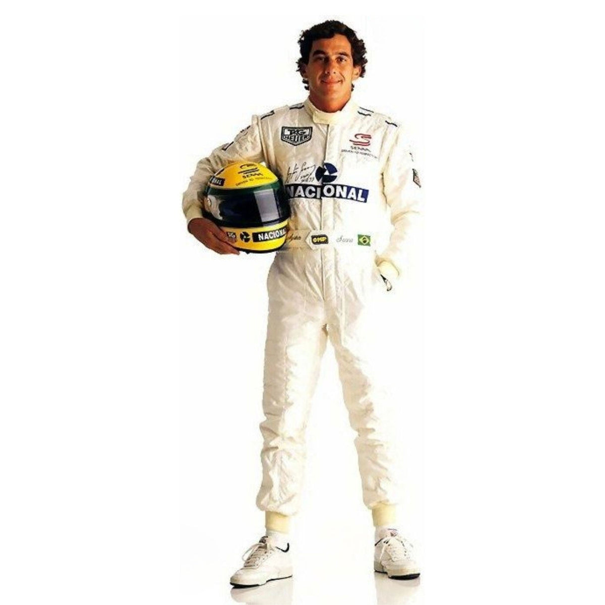 Ayrton Senna Paris Bercy 1993 Racing Suit Replica: ayrton Senna F1 Race Replica McLaren Paris Bercy Grand Prix Suit.