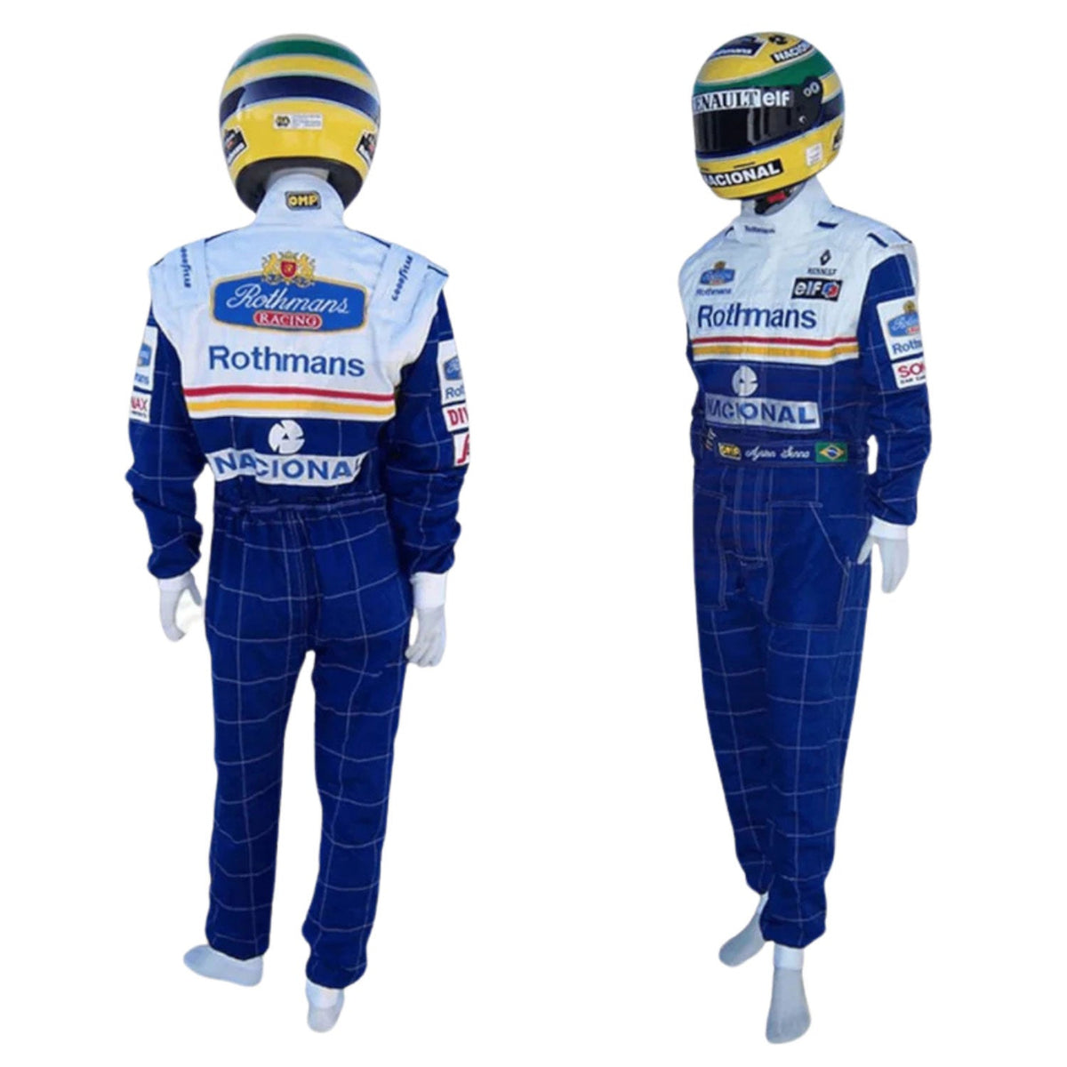 1994 Ayrton Senna Racing Suit Replica: ayrton Senna F1 Race Williams Driver Suit.