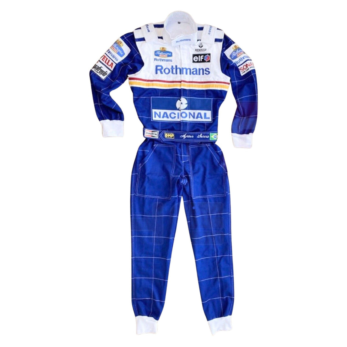 1994 Ayrton Senna Racing Suit Replica: ayrton Senna F1 Race Williams Grand Prix Suit.
