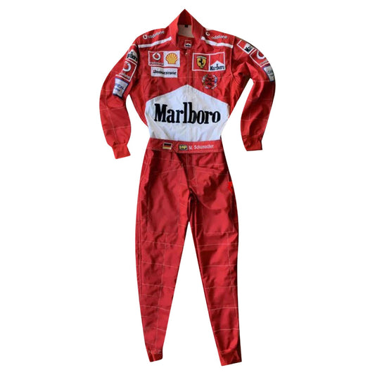 Michael Schumacher Racing Suit Replica 2005: michael Schumacher F1 Race Ferrari World Champion Grand Prix Suit.
