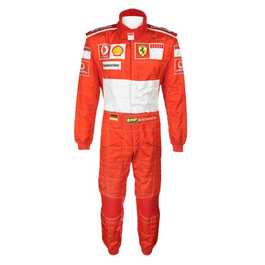 Michael Schumacher Racing Suit Replica 2006: michael Schumacher F1 Race Replica Ferrari Driver Suit.