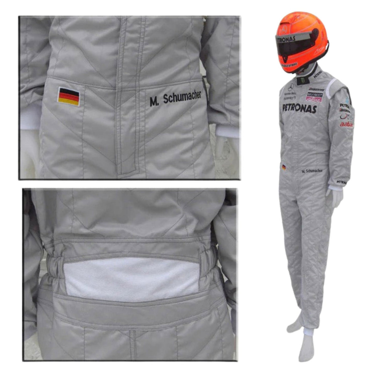 Michael Schumacher 2010 Racing Suit Replica: michael Schumacher F1 Race Replica Mercedes Grand Prix Suit Close Up &.