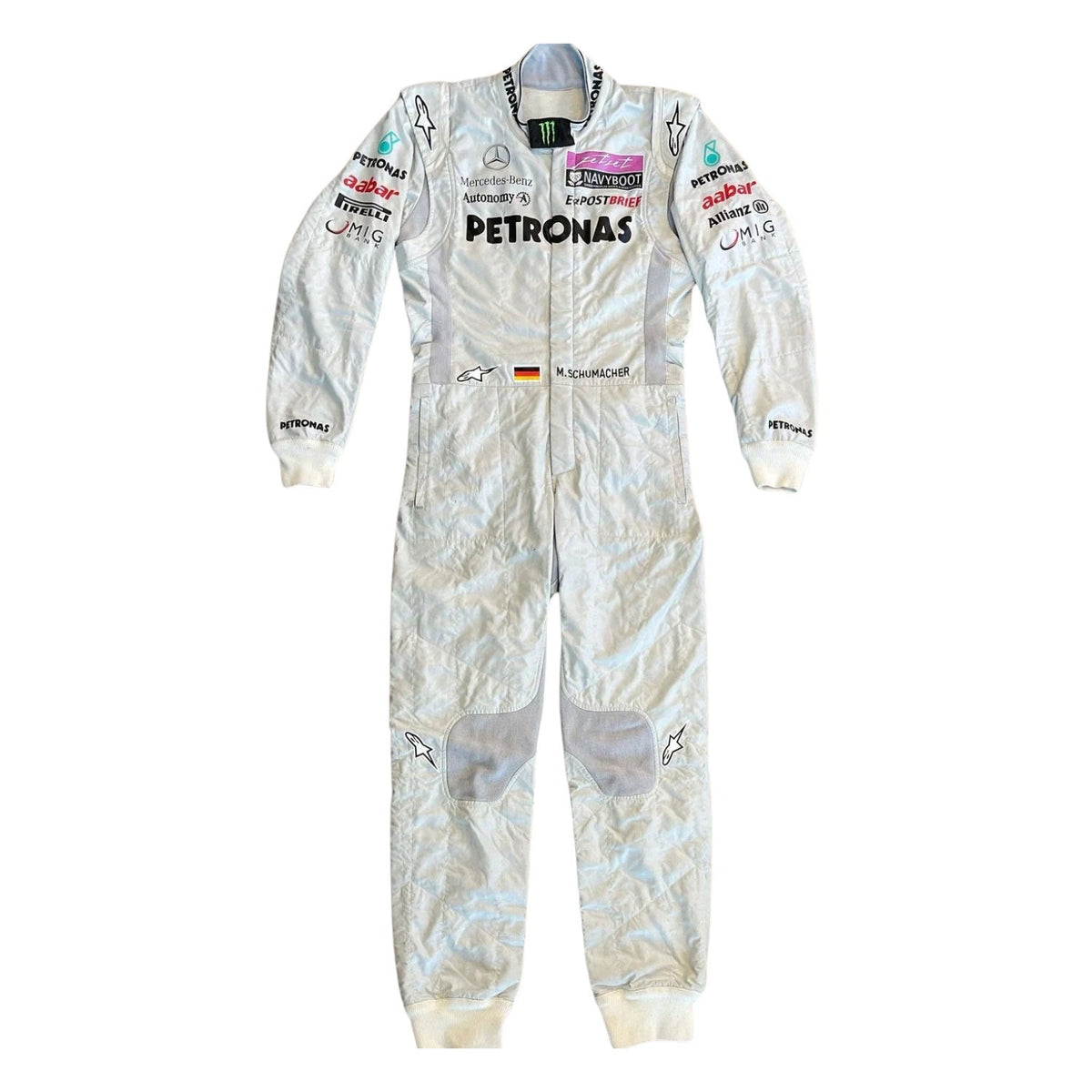 Michael Schumacher Racing Suit Replica 2011: michael Schumacher F1 Race Mercedes Driver Suit.