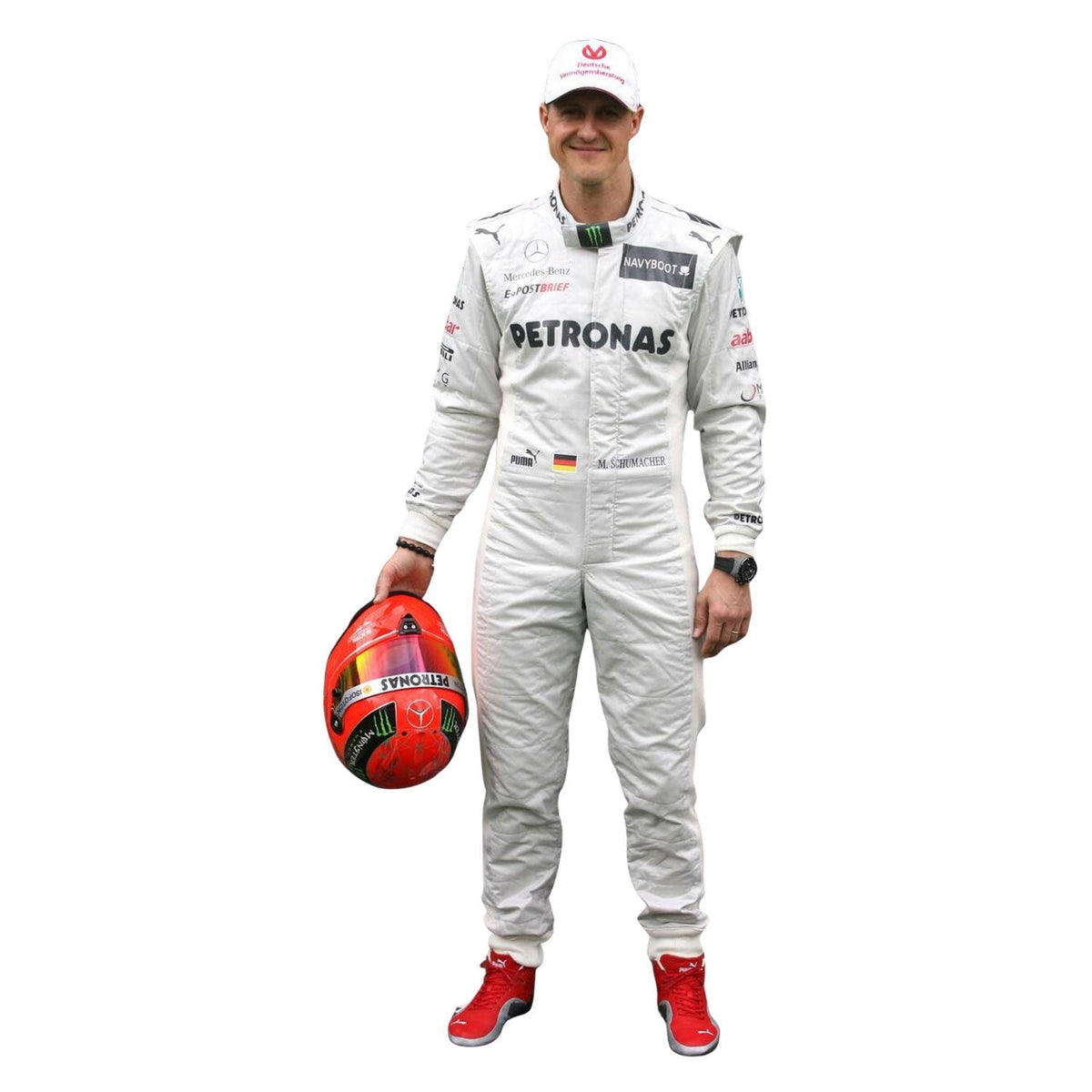 Michael Schumacher Racing Suit Replica 2012: michael Schumacher F1 Race Replica Mercedes Grand Prix Suit.