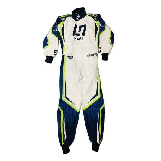 OMP 2022 LN Kart Racing Suit Replica: oMP Overall LN Kart Race Track Suit.