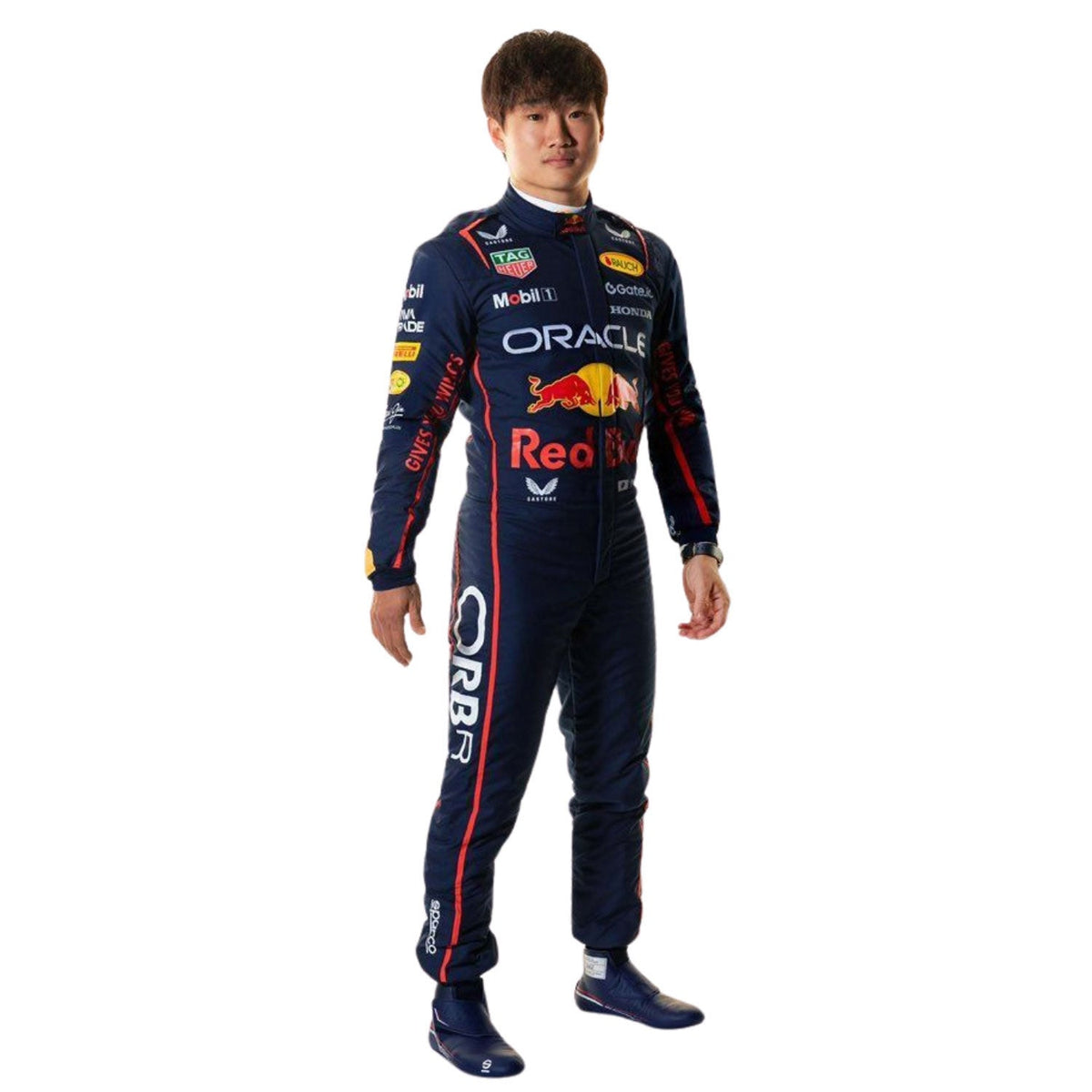 2025 Yuki Tsunoda Racing Suit Replica: yuki Tsunoda F1 Race Replica Red Bull Grand Prix Suit.