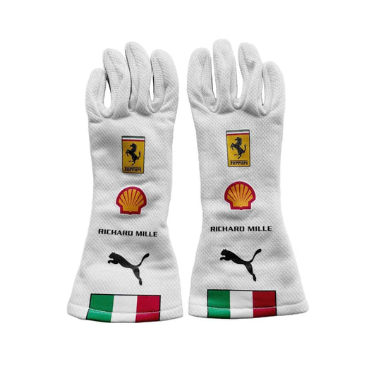 Charles Leclerc Racing Gloves Replica 2025 Monza GP.