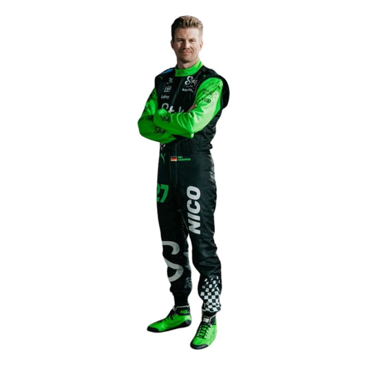 Nico Hulkenberg 2025 Racing Suit Replica – Las Vegas GP: nico Hulkenberg F1 Race Replica Kick Sauber Las Vegas Driver Suit.