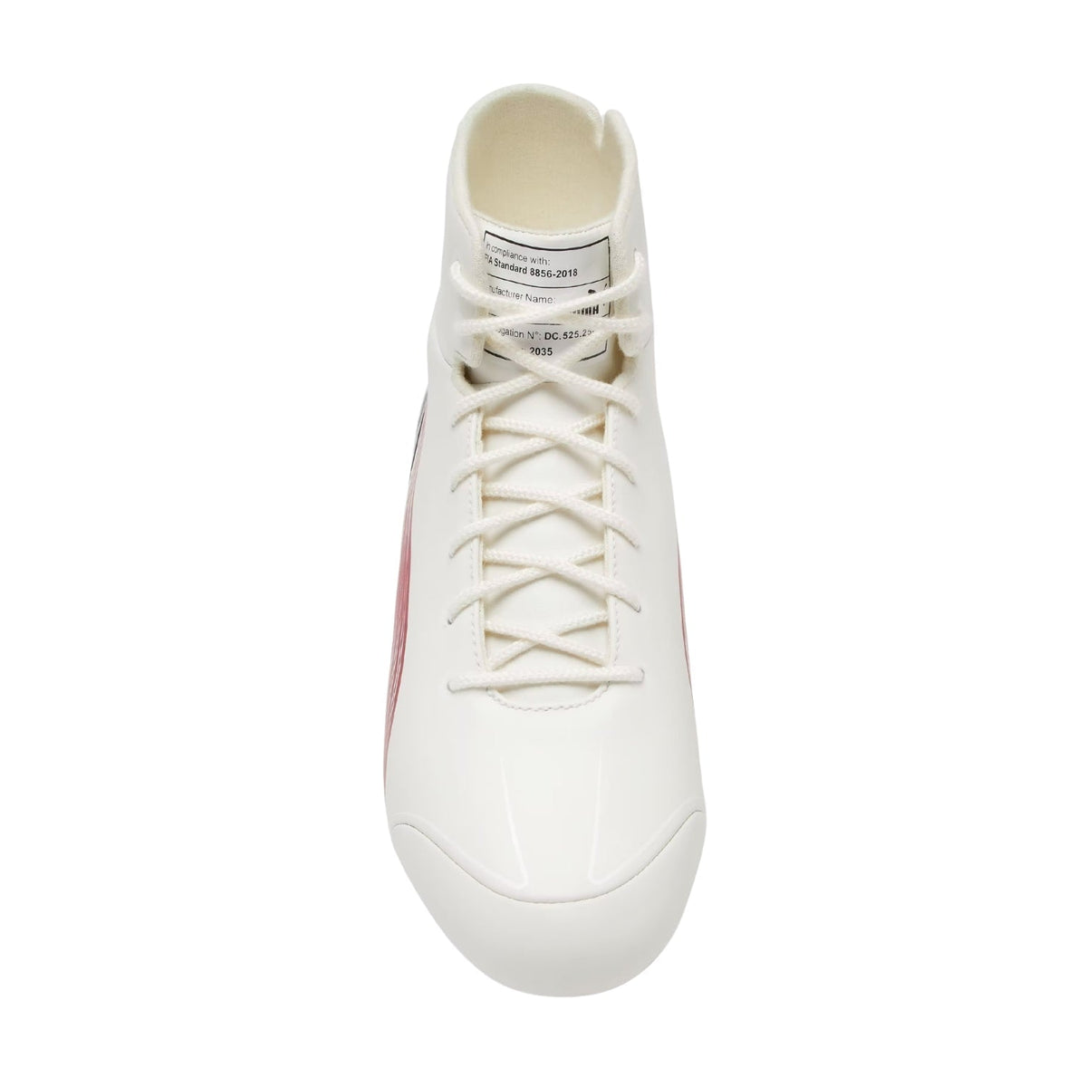 Charles Leclerc 2026 Racing Shoes Replica – Monaco GP: white Charles Leclerc 2026 Monaco GP Ferrari F1 Racing sneaker with red accents - Kartx Gear.