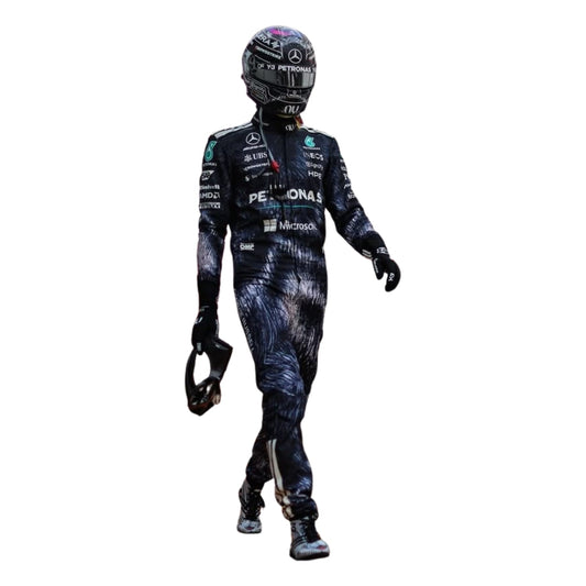 2026 Racing Suit Replica – George Russell Japanese GP: george Russell 2026 F1 Race Suit Mercedes Japanese GP with helmet.