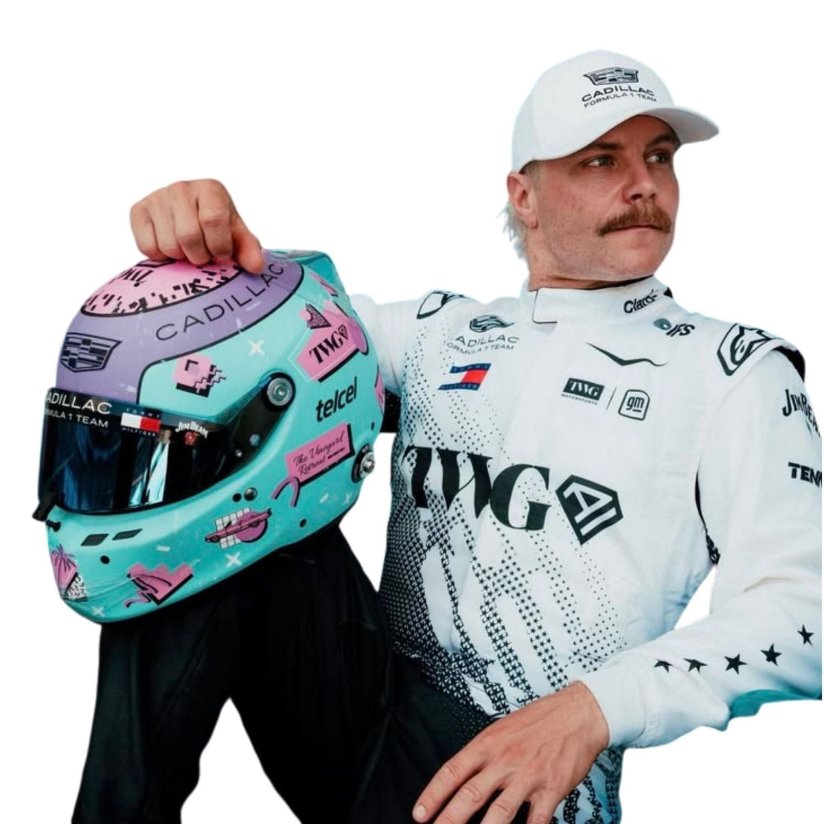 2026 Racing Suit Replica – Valtteri Bottas Miami GP: valtteri Bottas F1 Race Replica Cadillac Miami GP Grand Prix Suit.