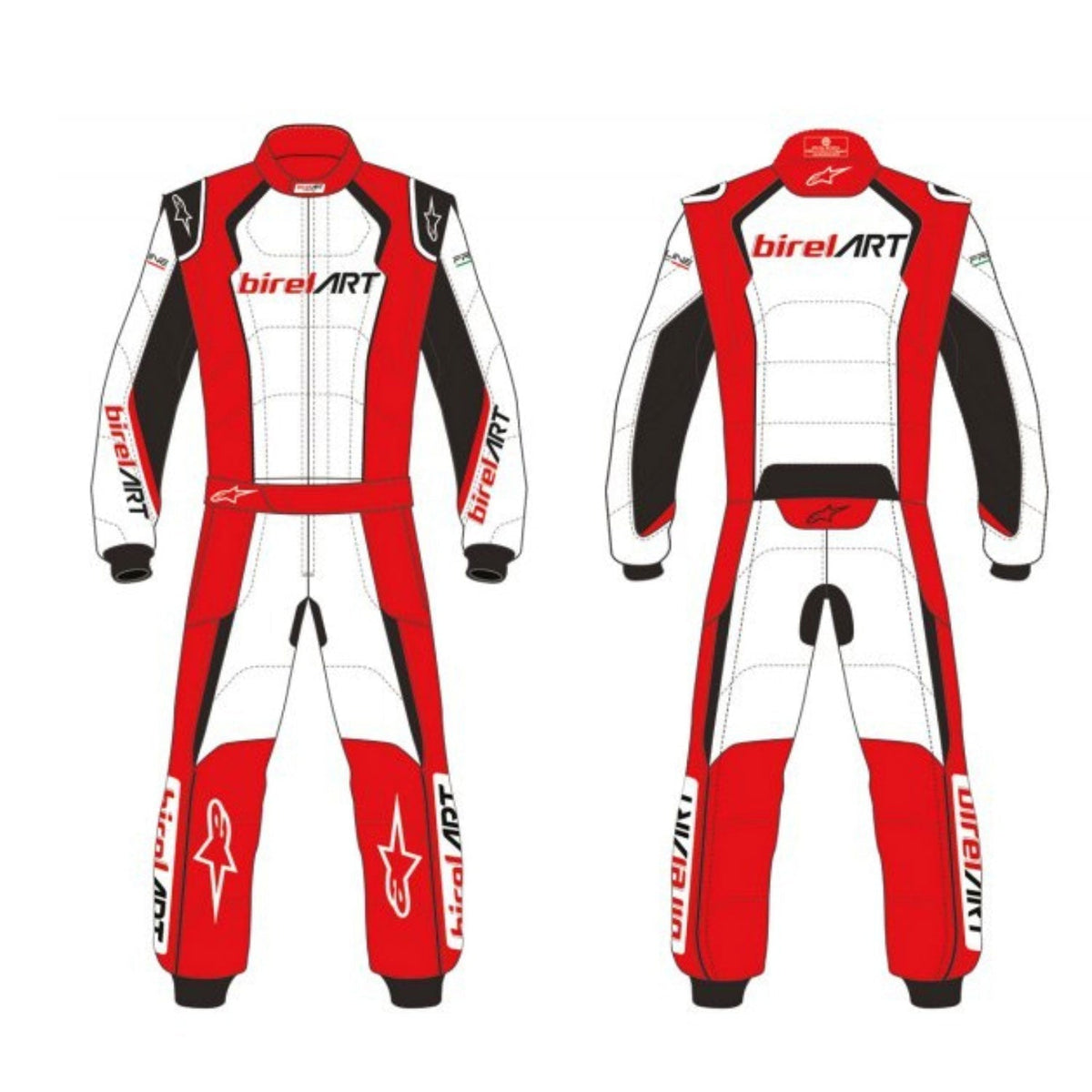 Birel Art 2018 Go-Kart Racing Suit Replica: birel Art Go Kart Race Track Suit.