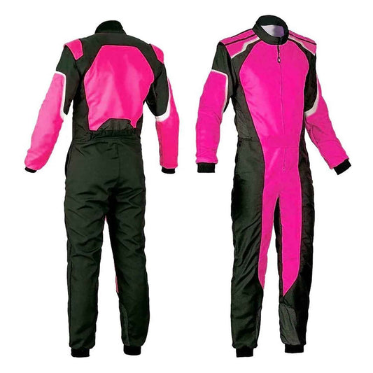 Black, Pink Go-Kart Racing Outfit – Custom Fit.