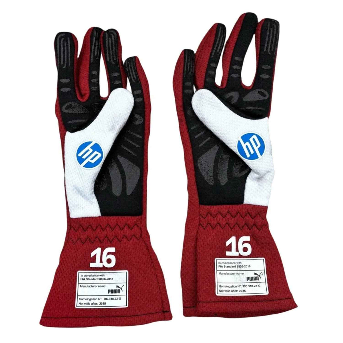2025 Charles Leclerc Racing Gloves Replica.