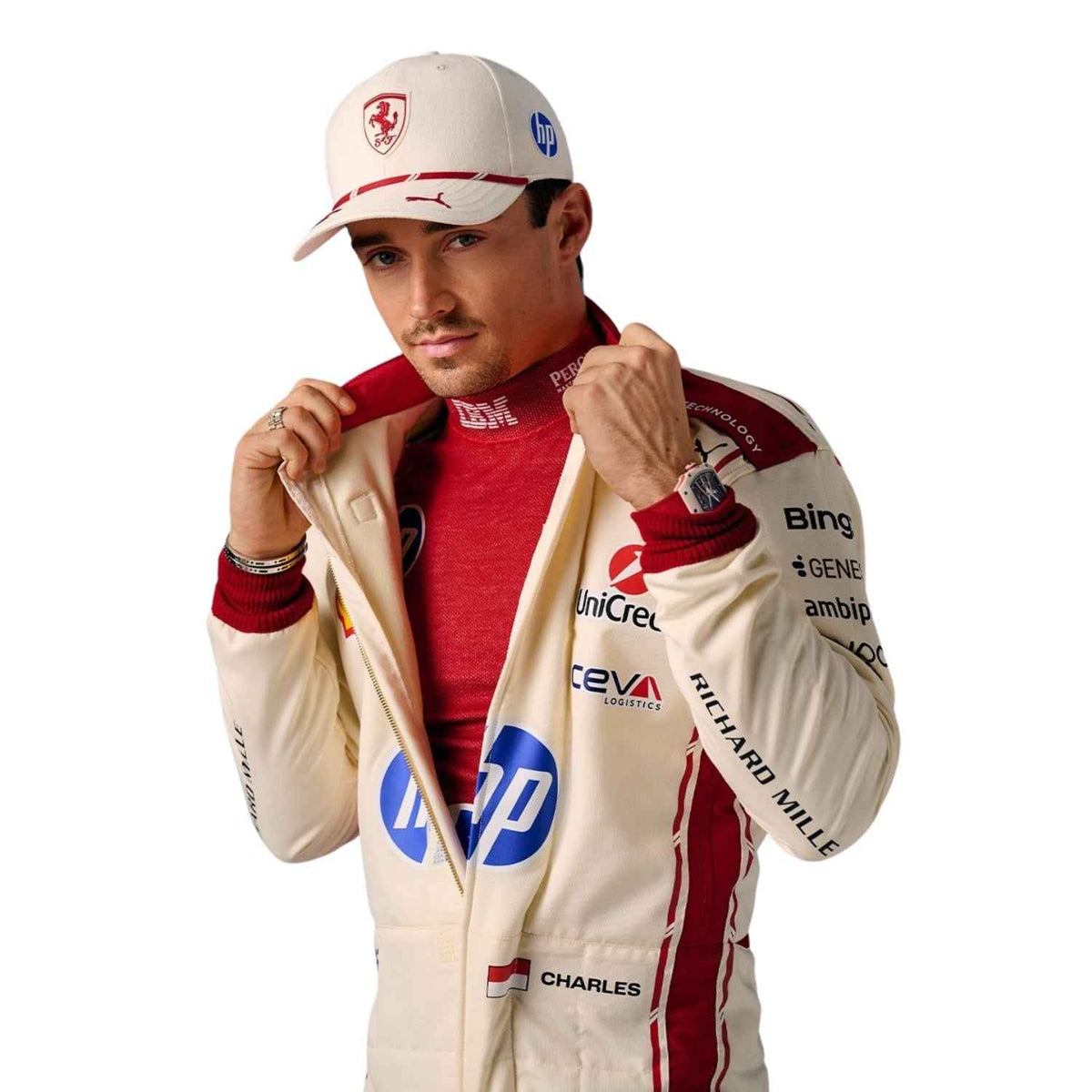 Charles Leclerc Racing Suit Replica 2026 Monaco GP.