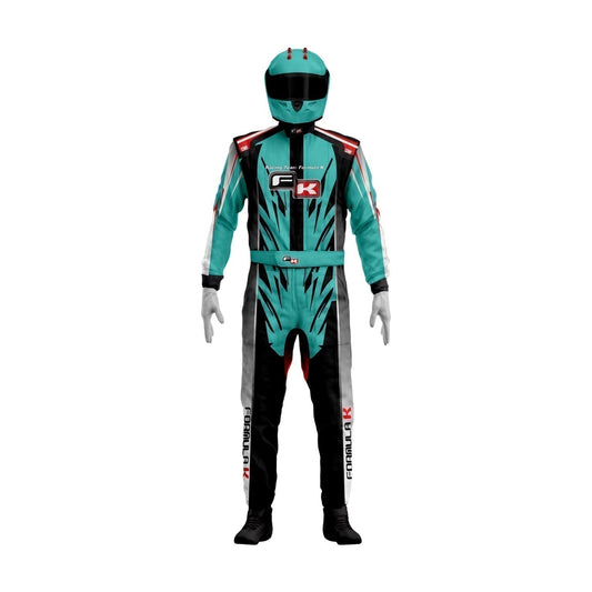 FK Go-Kart Racing Suit Replica: fK Go-Kart Race Karting Costume.