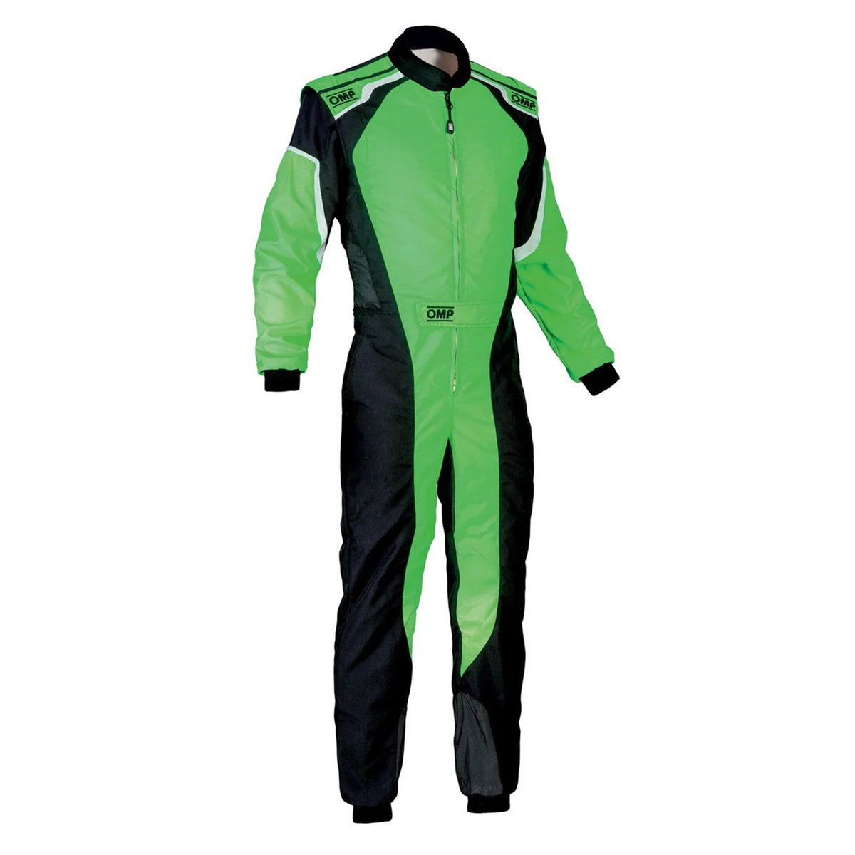 OMP KS-3 FLUO Green Go-Kart Racing Suit Replica: oMP KS-3 FLUO Green Go Kart Racing Track Suit.