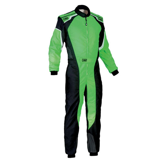 OMP KS-3 FLUO Green Go-Kart Racing Suit Replica: oMP KS-3 FLUO Green Go Kart Racing Track Suit.