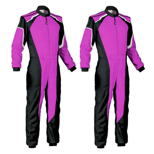 Pink Black Go-Kart Racewear – Custom Fit.