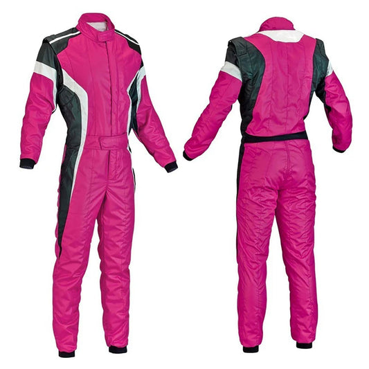 Pink Karting Race Suit – Custom Fit: pink Karting Race Track Suit.