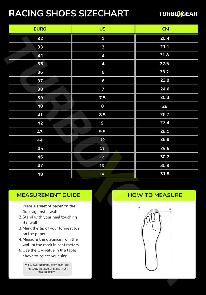Shoes Size Chart