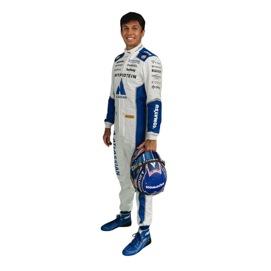 2025 Racing Suit Replica – Alexander Albon United States GP: alexander Albon F1 Race Replica Williams United States GP Driver Suit.