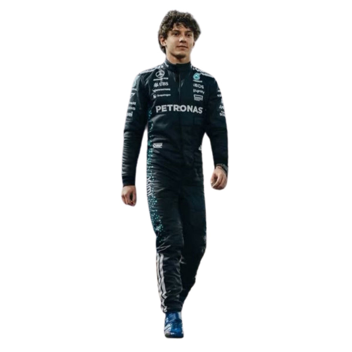 Andrea Kimi Antonelli 2025 Racing Suit Replica: andrea Kimi Antonelli F1 Race Replica Mercedes Grand Prix Suit.