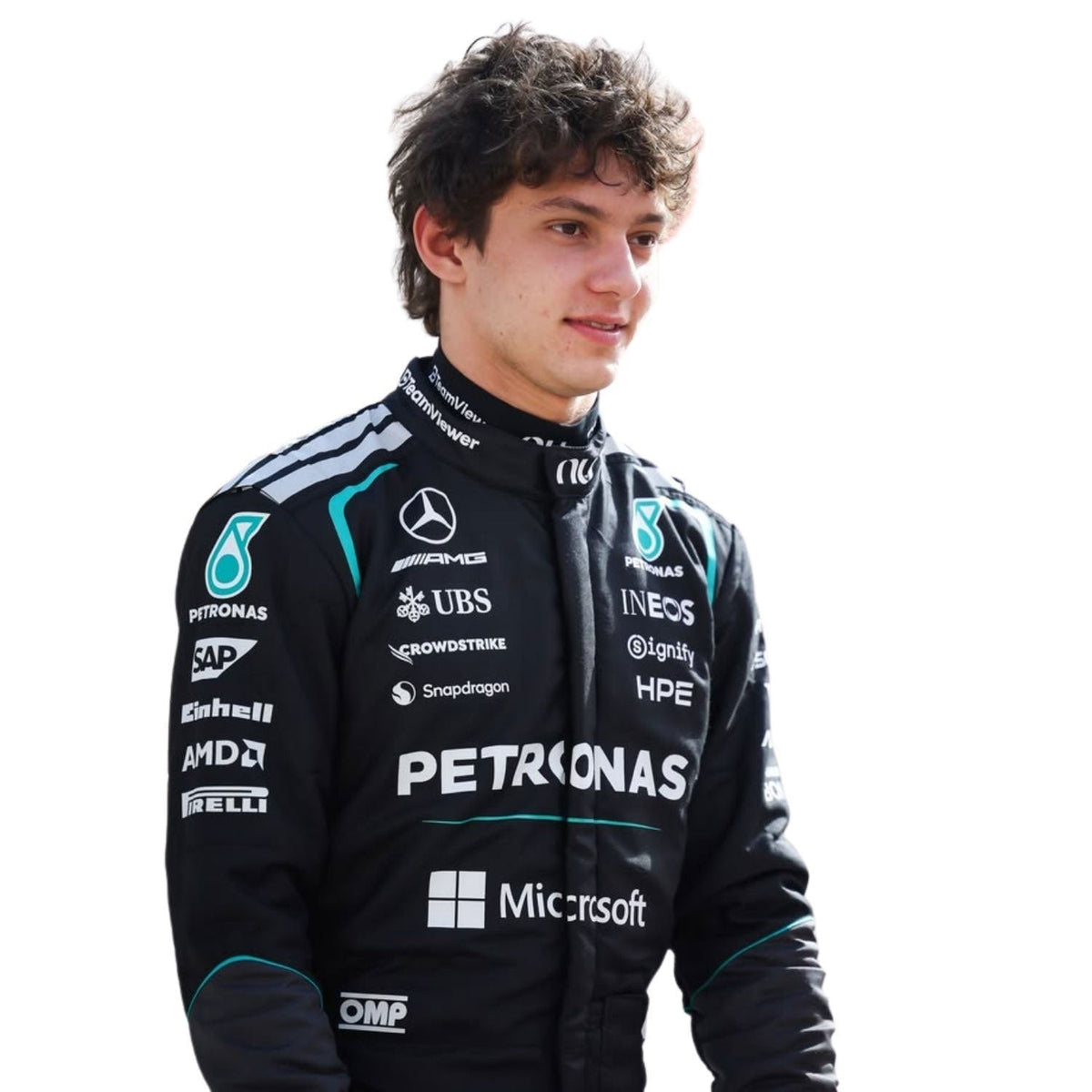 Andrea Kimi Antonelli Racing Suit Replica 2026: andrea Kimi Antonelli F1 Race Replica Mercedes Driver Suit.