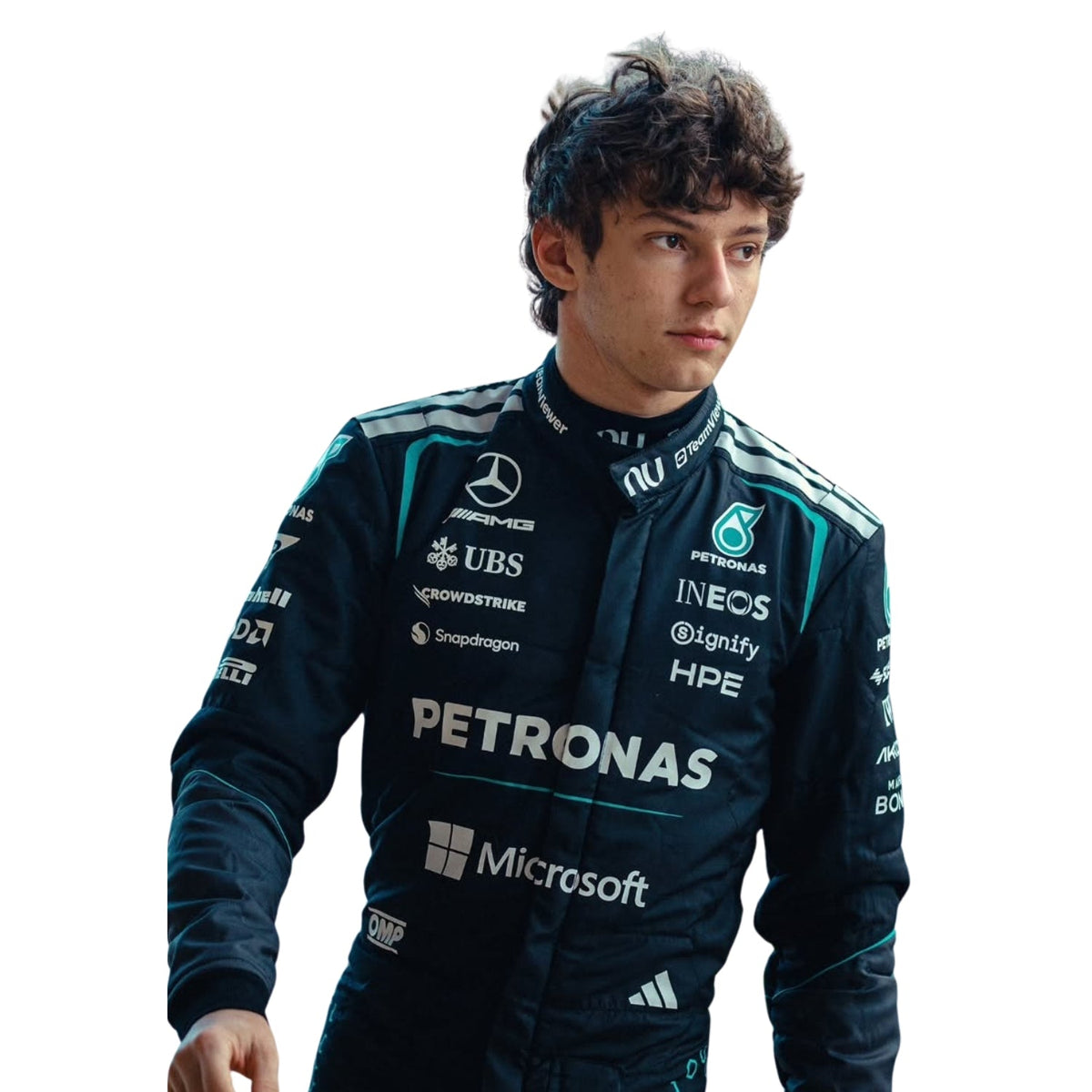 Andrea Kimi Antonelli Racing Suit Replica 2026: andrea Kimi Antonelli F1 Race Replica Mercedes Driver Suit.
