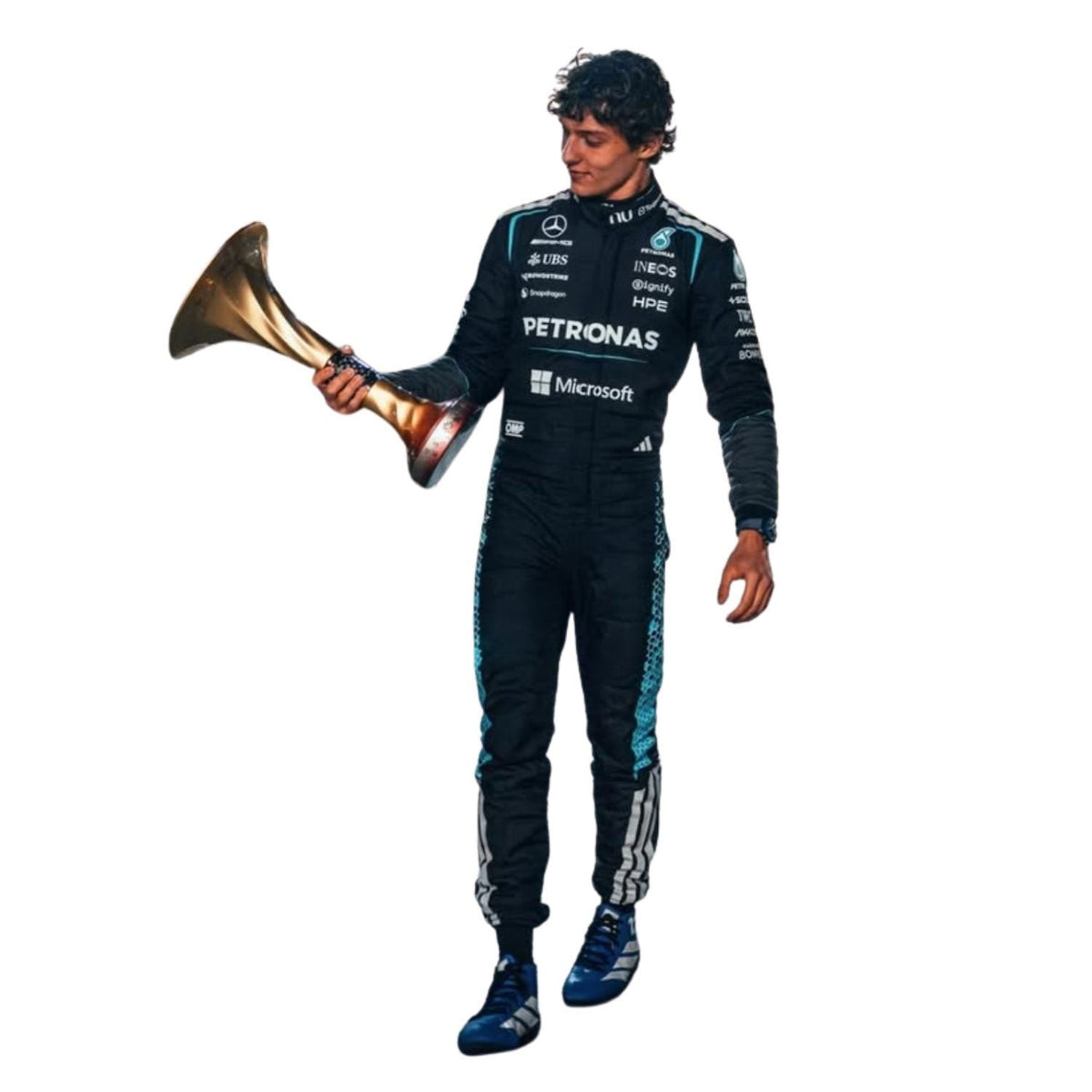 Andrea Kimi Antonelli Racing Suit Replica 2026: andrea Kimi Antonelli F1 Race Replica Mercedes Driver Suit.