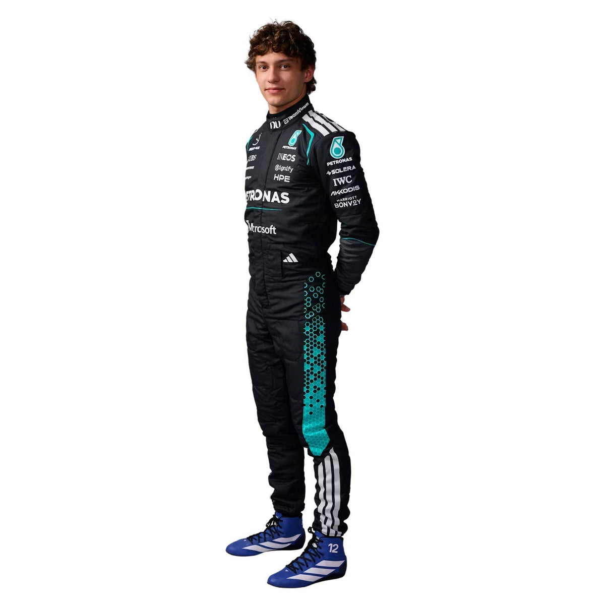 Andrea Kimi Antonelli Racing Suit Replica 2026: andrea Kimi Antonelli F1 Race Replica Mercedes Driver Suit.