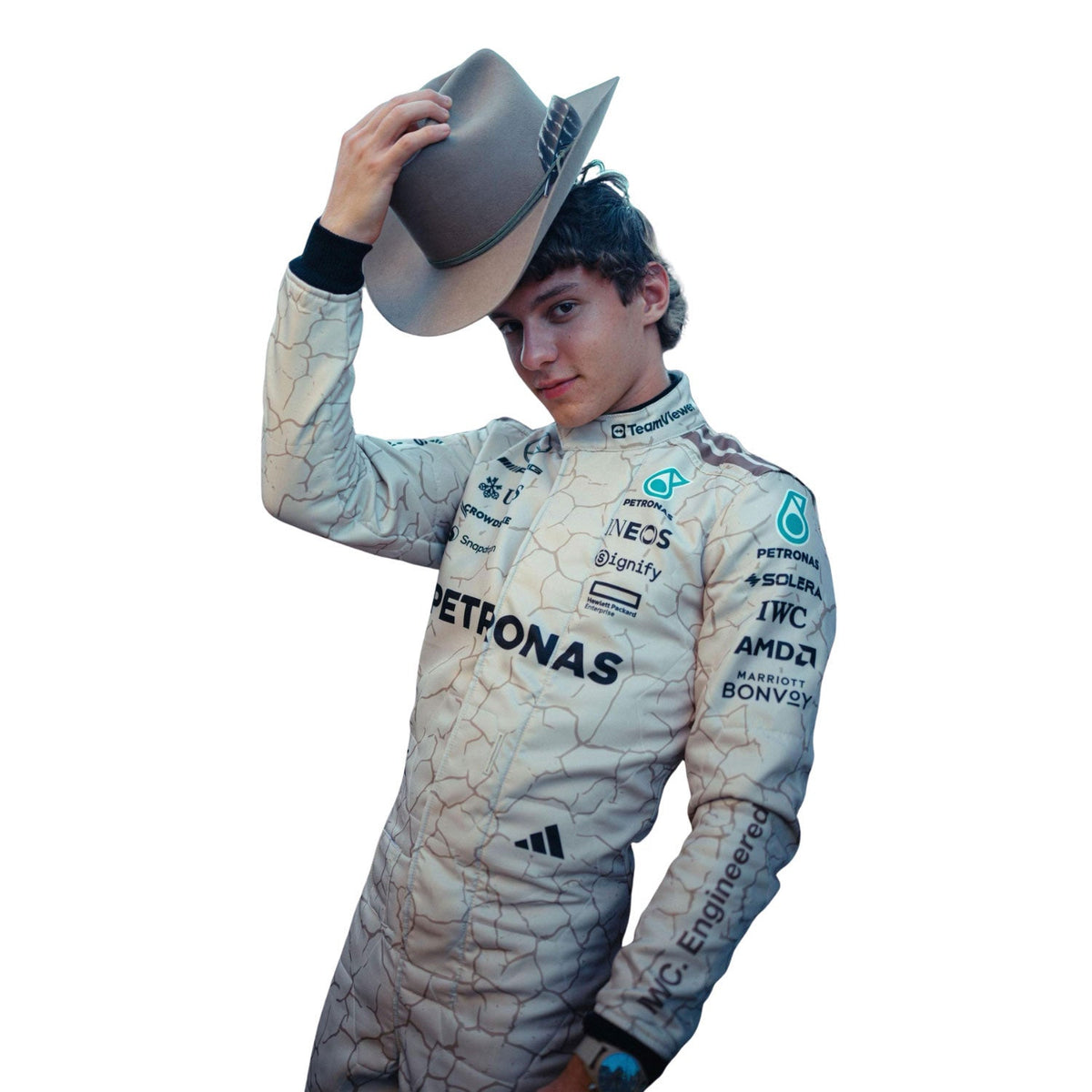 2025 Racing Suit Replica – Andrea Kimi Antonelli Usa Austin GP: andrea Kimi Antonelli F1 Race Replica Mercedes USA Austin GP Grand Prix Suit.