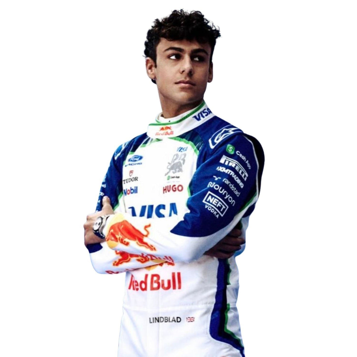 2026 Arvid Lindblad Racing Suit Replica: arvid Lindblad F1 Race Replica VCARB Grand Prix Suit.