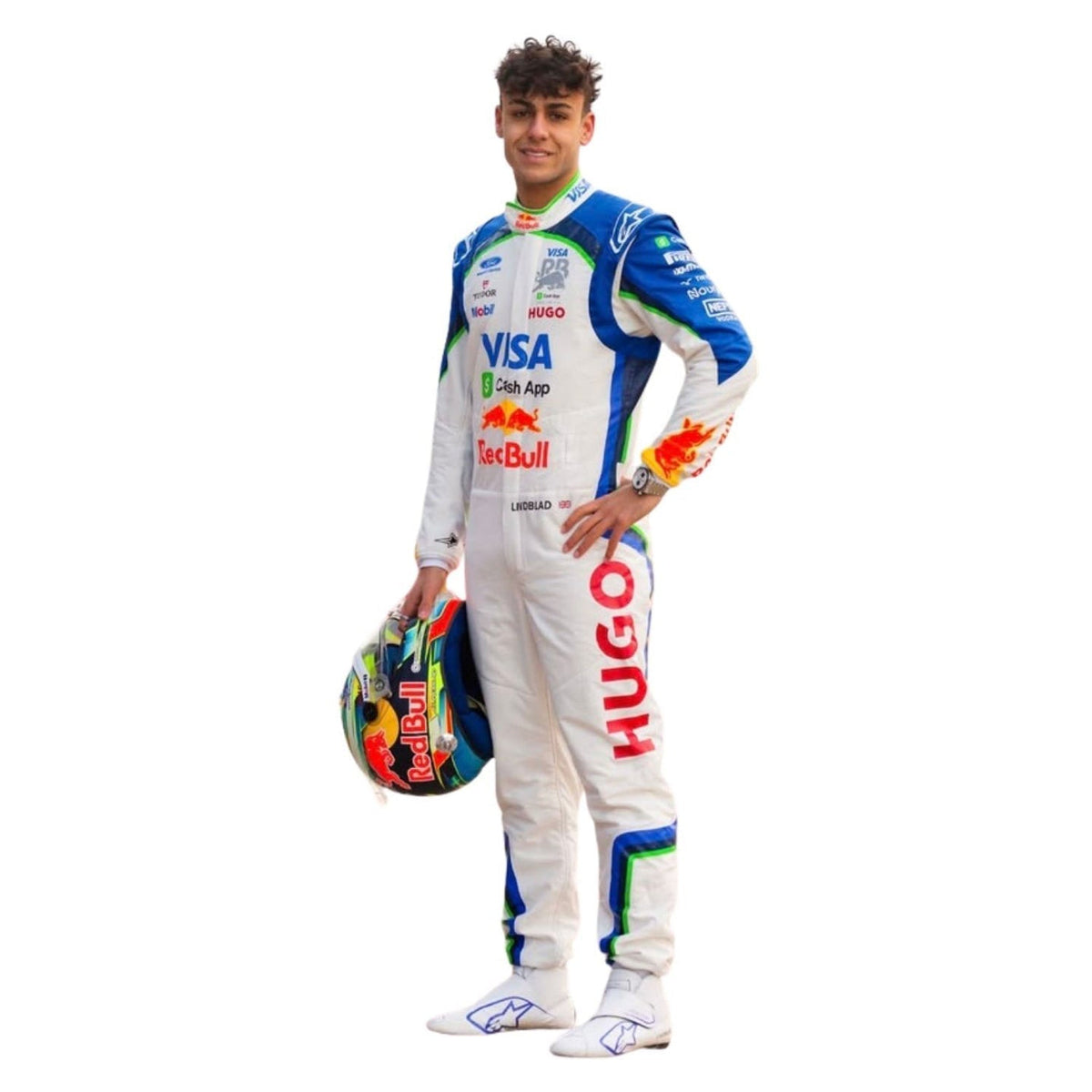 2026 Arvid Lindblad Racing Suit Replica: arvid Lindblad F1 Race Replica VCARB Grand Prix Suit.