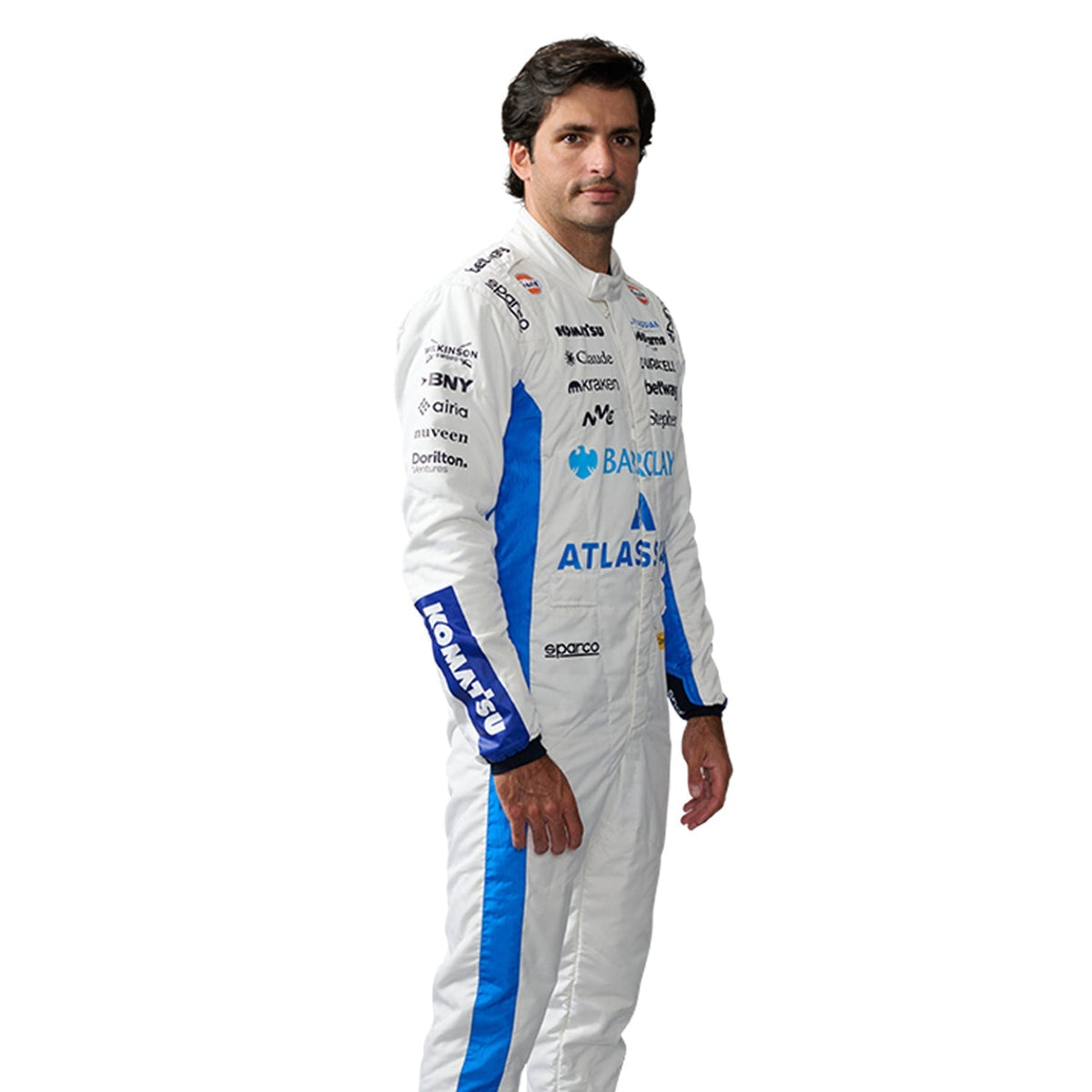 Carlos Sainz Racing Suit Replica 2026: carlos Sainz F1 Race Replica Williams Motorsport Suit.