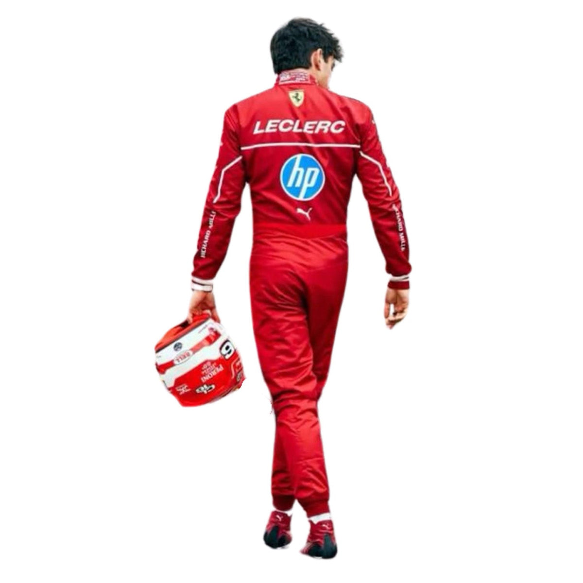 Charles Leclerc 2025 Racing Suit Replica: charles Leclerc F1 Race Replica Ferrari Grand Prix Suit.