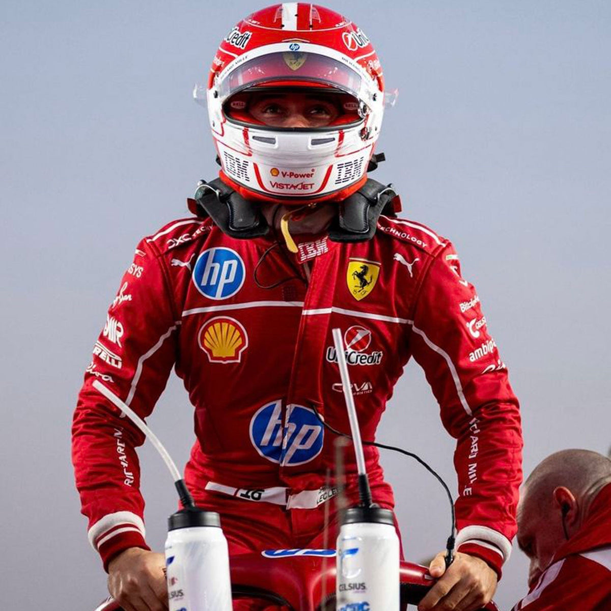 Charles Leclerc 2025 Racing Suit Replica: charles Leclerc F1 Race Replica Ferrari Grand Prix Suit.