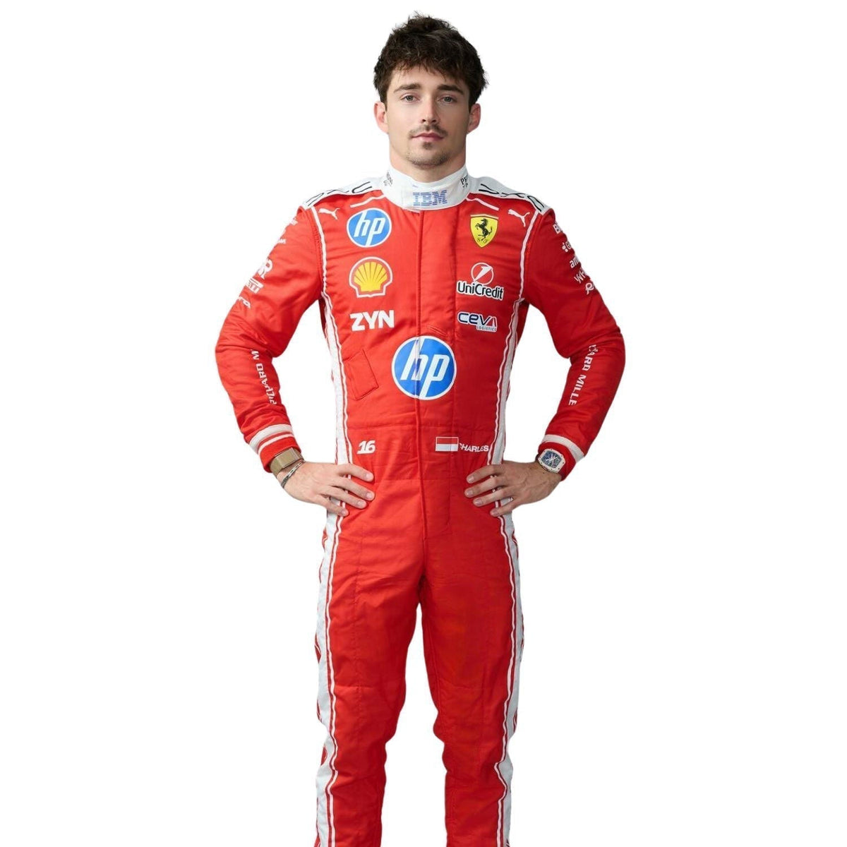 Charles Leclerc 2026 Racing Suit Replica: charles Leclerc F1 Race Ferrari Grand Prix 2026 Suit.