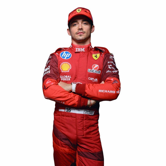 2025 Charles Leclerc Las Vegas GP Racing Suit Replica: charles Leclerc F1 Race Replica Ferrari Las Vegas GP Motorsport Suit.