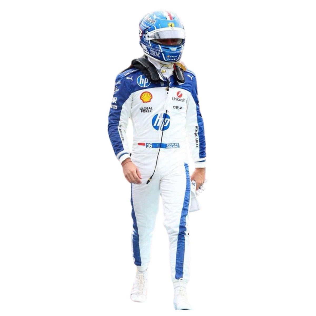 Charles Leclerc Miami GP 2025 Racing Suit Replica: charles Leclerc F1 Race Replica Ferrari Miami GP Motorsport Suit.