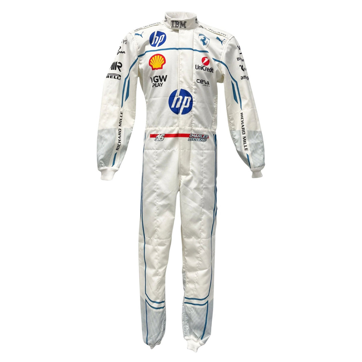 Charles Leclerc Racing Suit Replica 2025 Monaco GP: charles Leclerc F1 Race Ferrari Monaco GP Motorsport Suit.