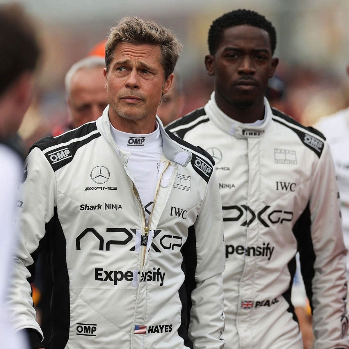 2025 Sonny Hayes Racing Suit – F1 The Movie Replica: sonny Hayes (Brad Pitt) F1 The Movie Racing Replica APXGP Grand Prix Suit Clsoe View.