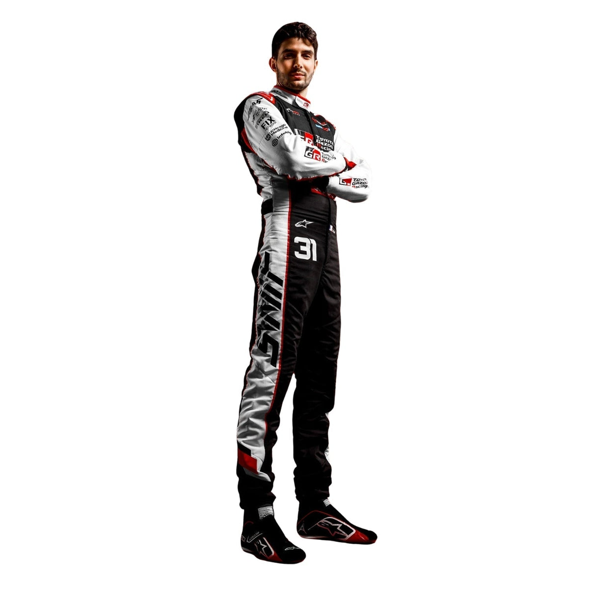 2026 Esteban Ocon Racing Suit Replica: esteban Ocon F1 Race Haas Grand Prix Suit.