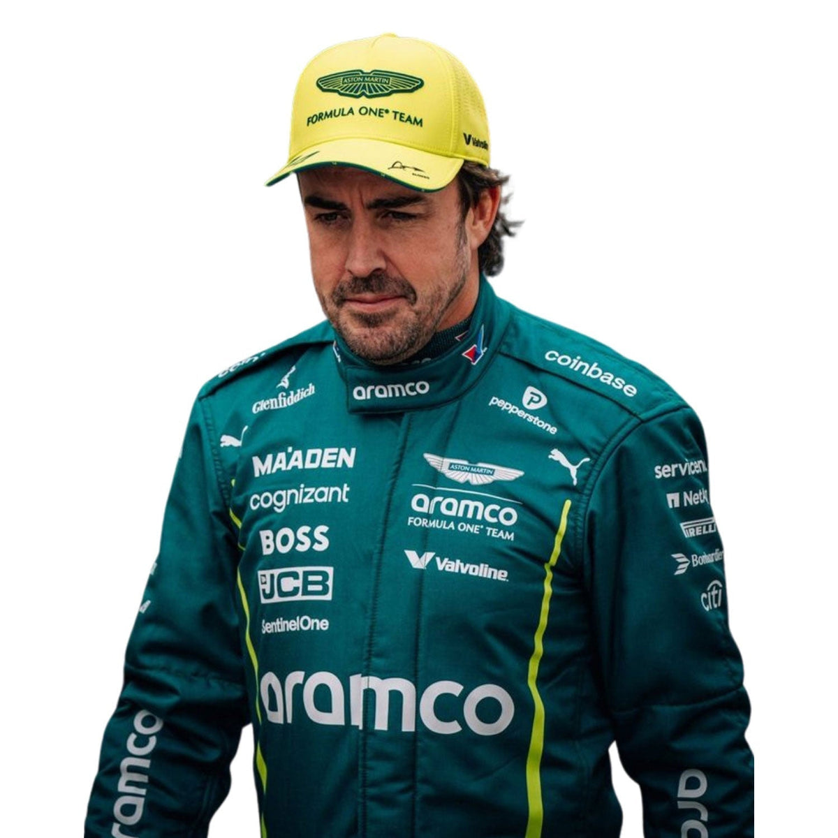 Fernando Alonso Racing Suit Replica 2025: fernando Alonso F1 Race Aston Martin Grand Prix Suit.