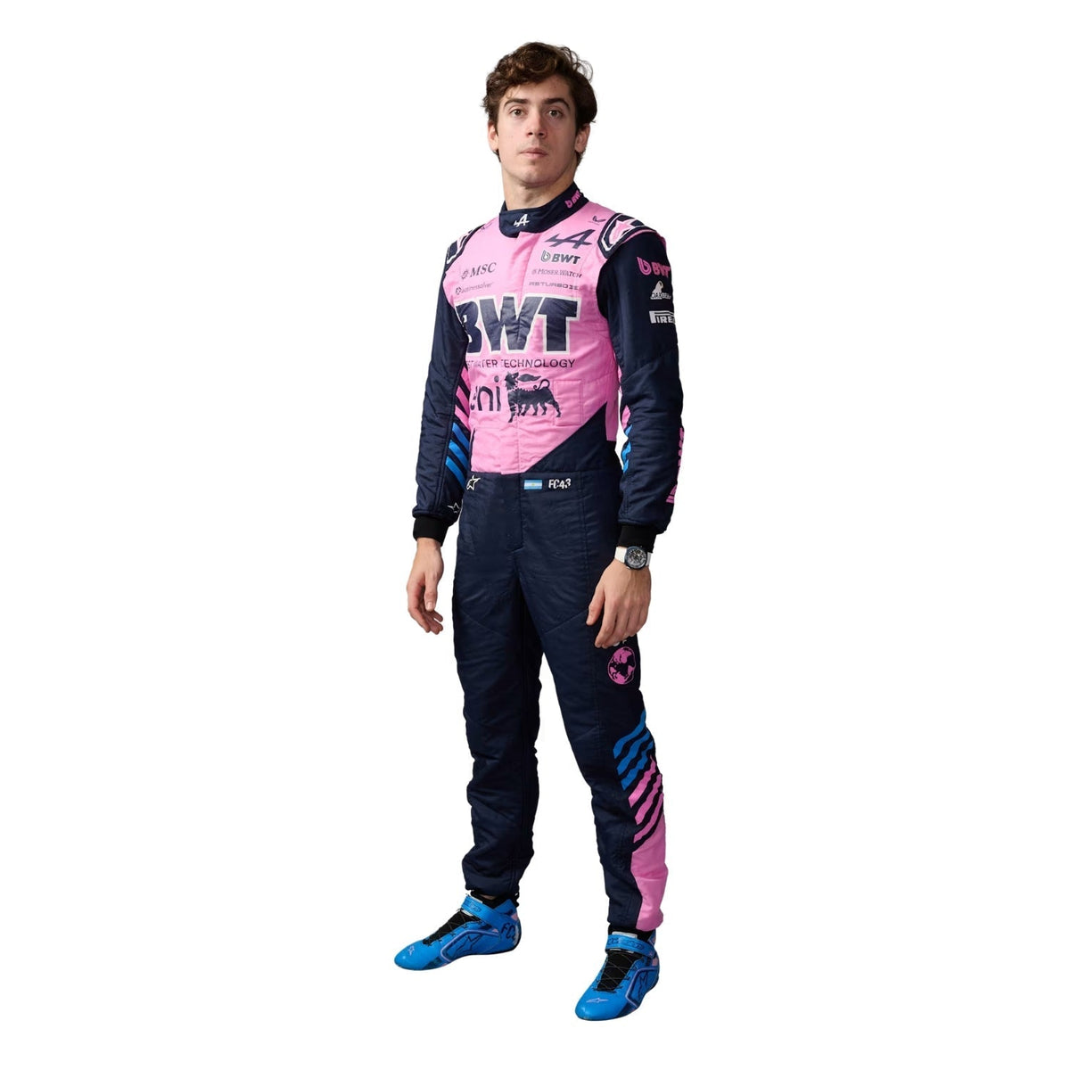 Franco Colapinto 2026 Racing Suit Replica: franco Colapinto F1 Race Replica Alpine Grand Prix Suit.