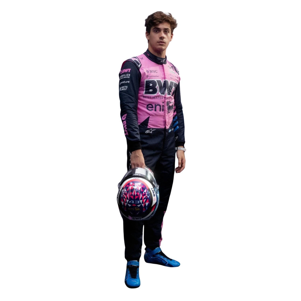 Franco Colapinto 2026 Racing Suit Replica: franco Colapinto F1 Race Replica Alpine Grand Prix Suit.